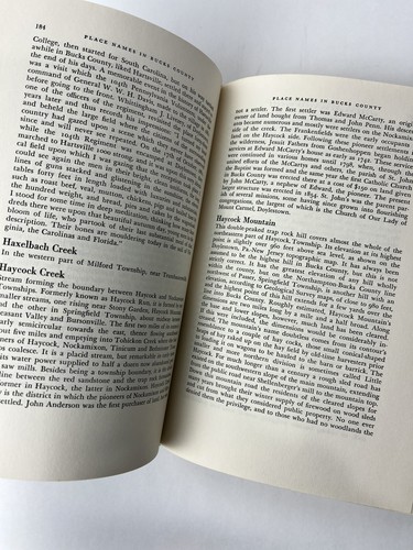 Place Names in Bucks County, Pennsylvania by George McReynolds - 1976 - Bild 10 von 11