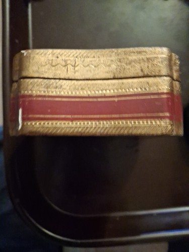 1900's Antique Rare Florentine Style Made Italy Jewelry Trinket Lidded Box Used. - Picture 11 of 13