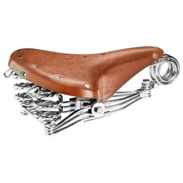 Sella Per Bici Stile Vintage – Finto Cuoio Marrone – Universale, Comoda – Nuova