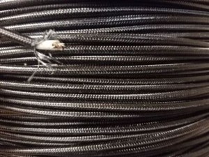 acdc SRML 10 AWG Fiberglass Braid Appliance Hi Temp Wire Motor Lead - Black