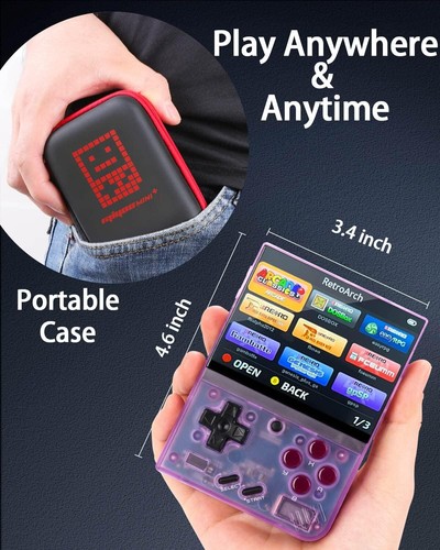 15000+ Spiele Miyoo Mini Plus Retro Handheld-Spielekonsole WIFI mit 128 GB Karte - Bild 4 von 24