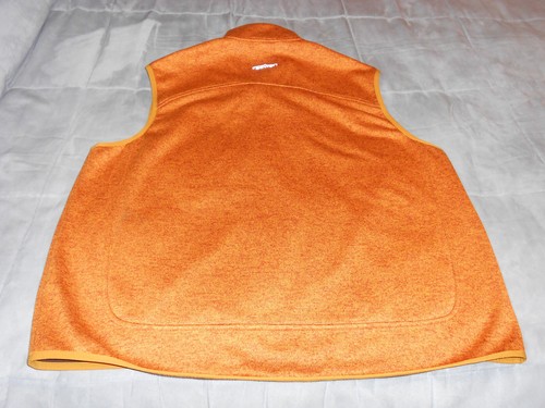 NEW ORVIS XL vest golden yellow orange STRETCH FULL ZIP PERFORMANCE men's nwot - Picture 8 of 10