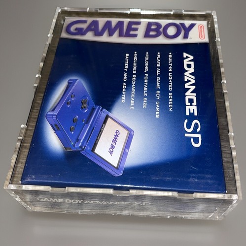 CLEAN Nintendo GameBoy Advance SP - Cobalt Blue FACTORY SEALED NEW IN BOX w CASE - Picture 8 of 14