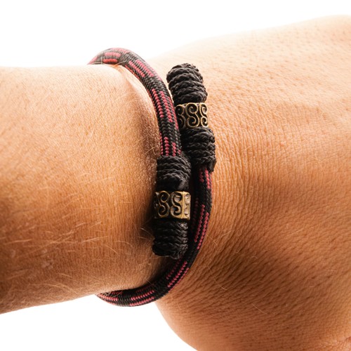Custom Minimalistic Handmade Paracord Wire Flexible Adjustable Wrist Bracelet - Picture 8 of 20