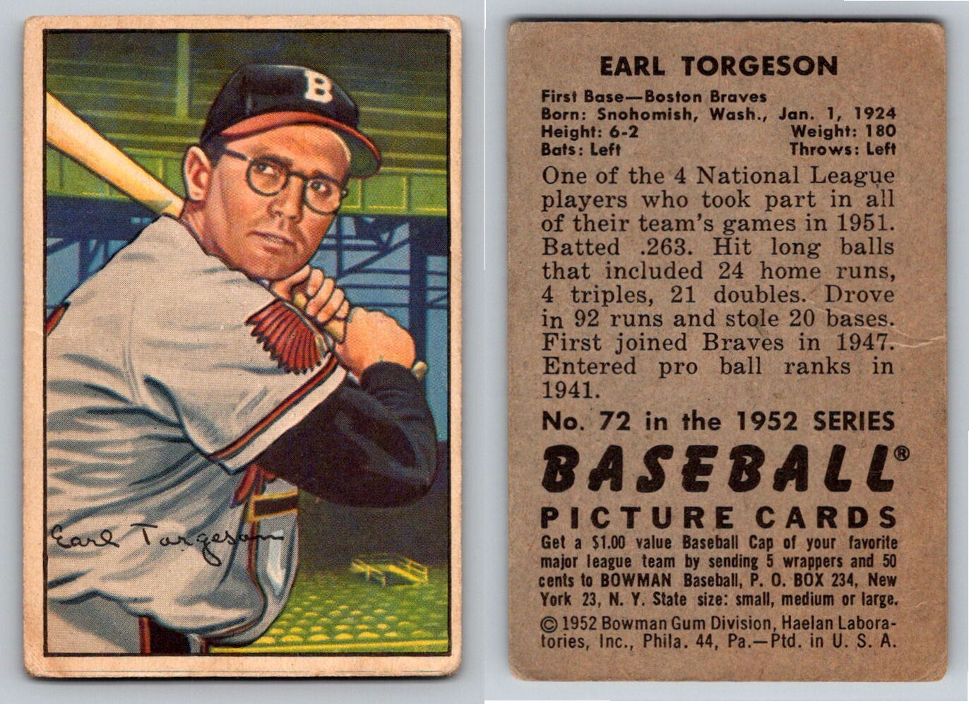 1952 BOWMAN Baseball - Complete Your Set (1-252) - Set Break - U Pick & Save - Picture 65 of 248