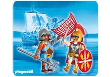 PLAYMOBIL 5817 Roman Centurion and Gladiator Duo Pack Blister NEW MISB