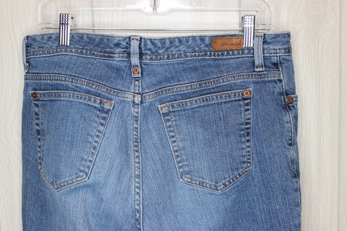 Eddie Bauer Natural Fit Straight Leg Jeans WOMENS 34X34 Regular Stretch Cotton - Picture 4 of 5