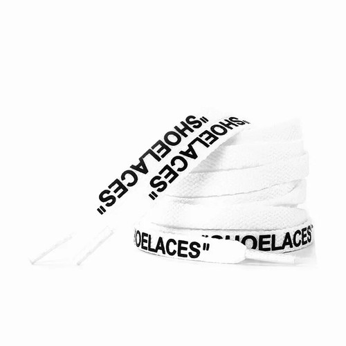 Silicone Printing Shoelaces with Zip Tie Off White The Ten Shoelaces for Sneaker - Picture 9 of 42