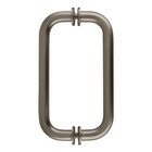 CRL BM8X8SN Satin Nickel 8" BM Series Tubular Back-to-Back Pull Handle