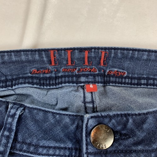 Elle Dark Wash Skinny Jeans Size 4 Blue Denim - Picture 7 of 12