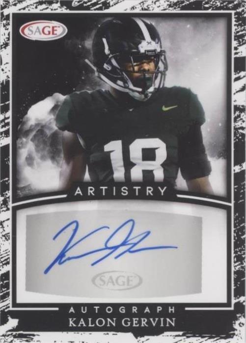 2022 SAGE Artistry Kalon Gervin #A-KG2 - 1 of 2