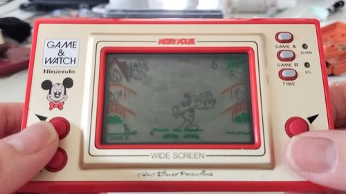 Nintendo MC-25 Game and Watch Mickey Mouse LSI Japan Vintage Tested Used - Video 1 of 1