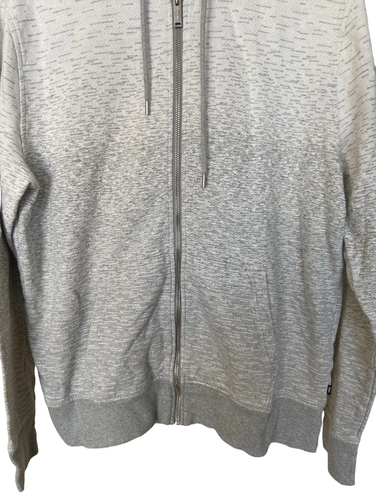 Felpa con cappuccio Michael Kors cerniera intera manica lunga unisex adulti taglia XL GUC