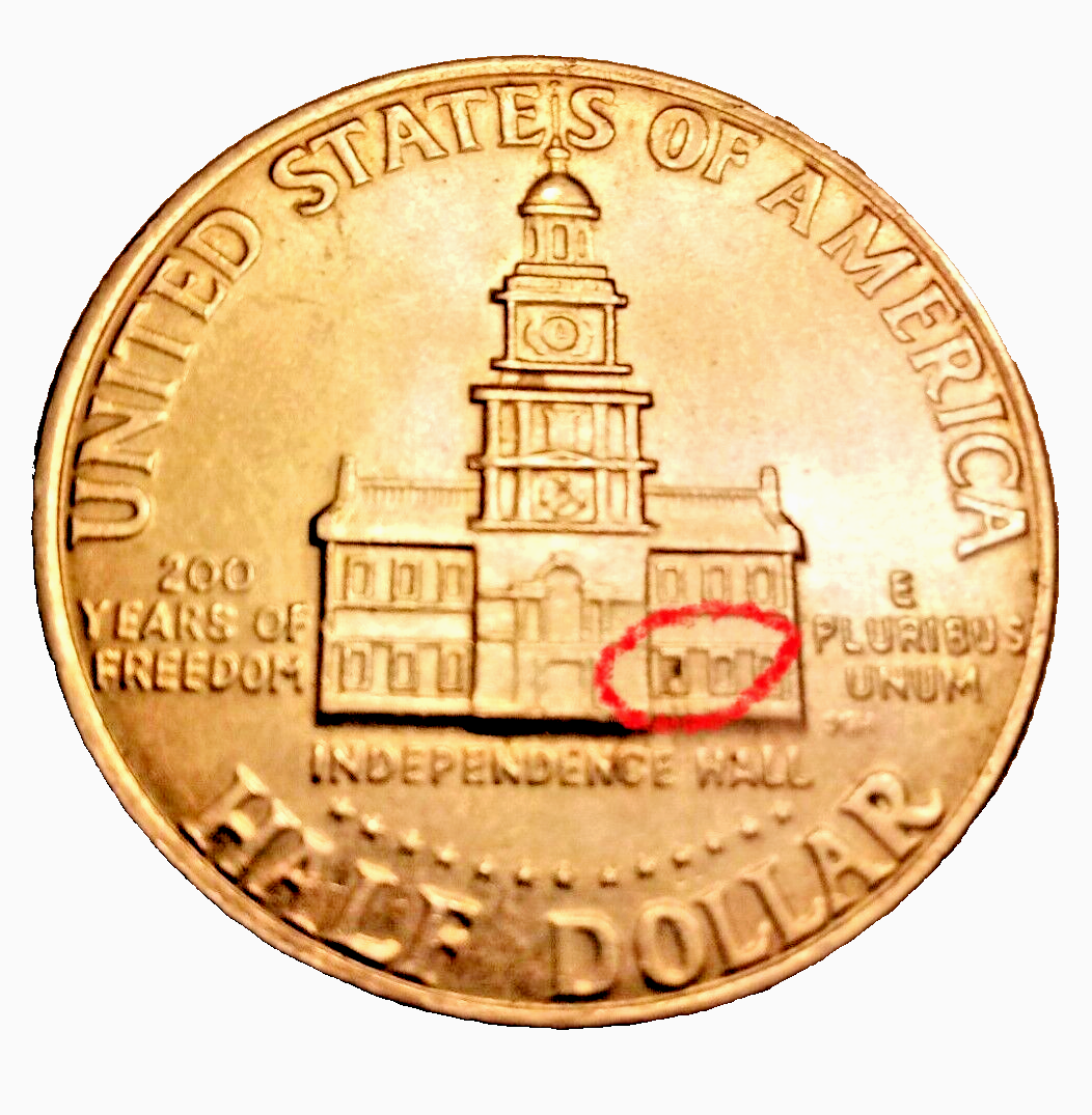 RARE ERROR 1776-1976 Kennedy Bicentennial Half Dollar 50 Cent Coin 