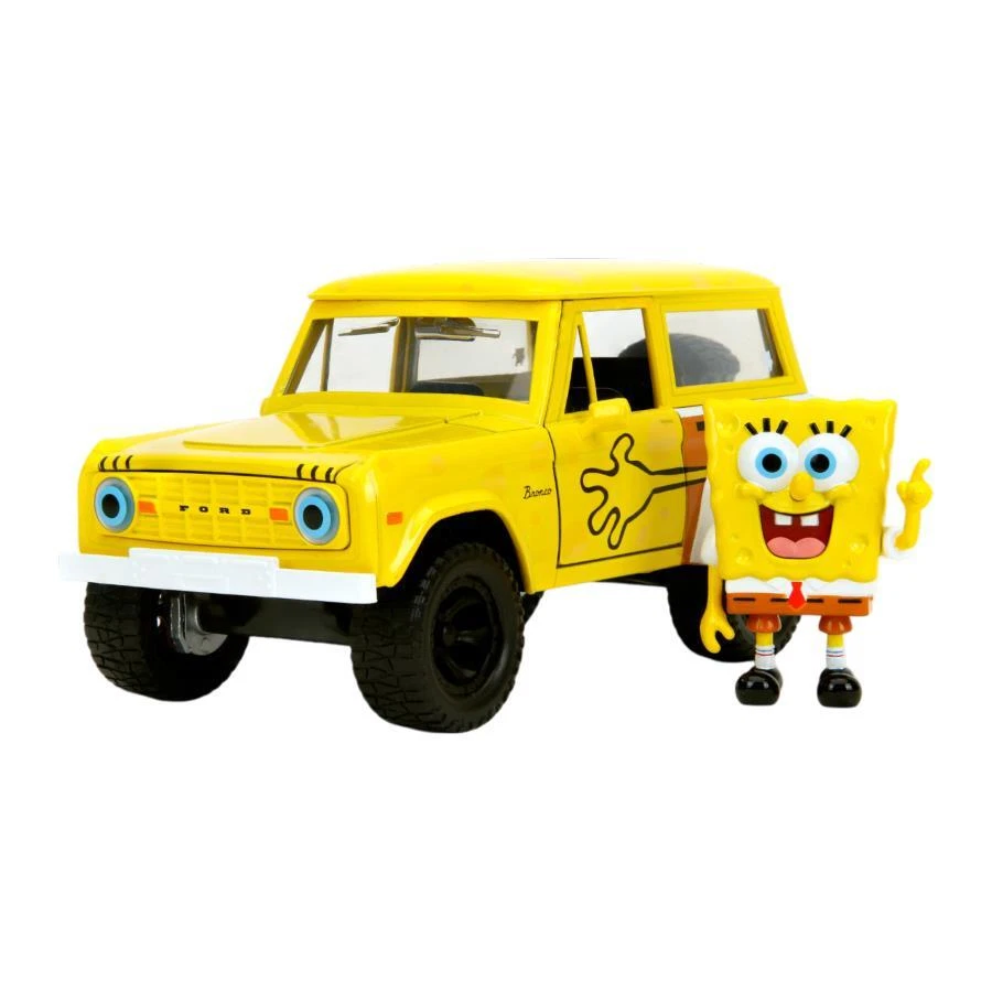 1:24 Spongebob Squarepants w/1973 Ford Bronco -- Nickelodeon JADA - Image 2 of 4