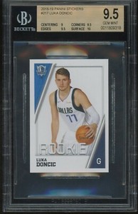 2018-19-panini-stickers-LUKA-DONCIC-rookie-BGS-9-5-pop-5