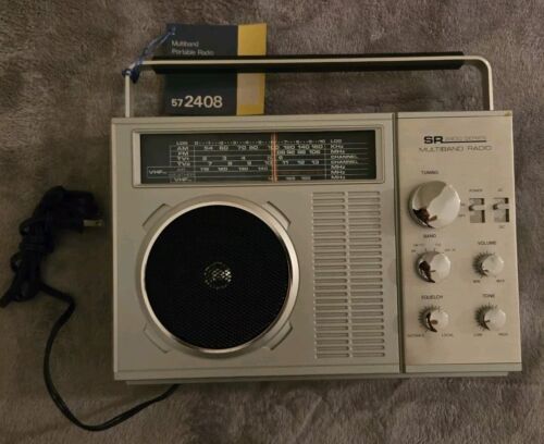 Radio Sears Boombox Serie SR2400 Multibanda AM FM TV 70S Modelo 472. 24080250 de colección - Imagen 7 de 14