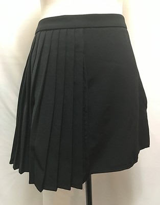 Buy New Women Lady High Waist Plain Skater Flared Pleated Short Skirt SZ Large Black Online