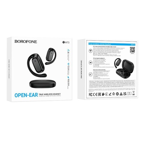 BOROFONE BW73 Lucky Open True Wireless BT headset - black - Picture 2 of 4