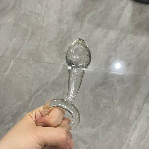 Crystal Glass Dildo G-Spot Prostate Massager Sex Toys Anal Butt Plug Women Men - Picture 18 of 18