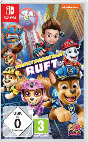 Paw Patrol - Il Film Del Cinema - Abenteuerstadt Ruft Interruttore Nuovo + Ovp - Foto 1 di 1