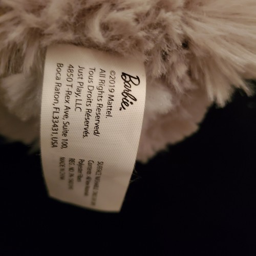 New Barbie Pets 7" BEANS The Sheepdog Dog Puppy Plush Stuffed Animal 2019 Mattel - Picture 23 of 24