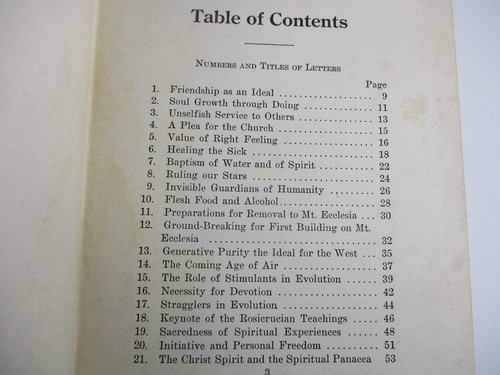 Letters To Students, Max Heindel Rosicrucian Fellowship 1925 1st Edition Occult - Picture 19 of 24