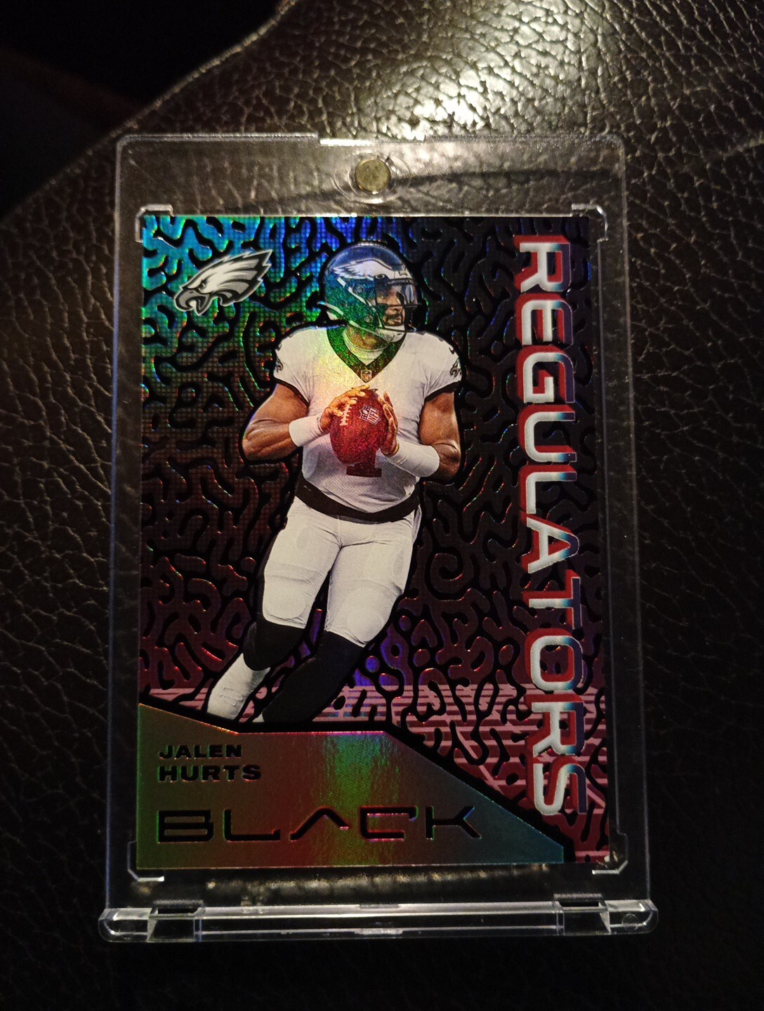 2021 Panini Black Jalen Hurts Regulators SSP Case Hit