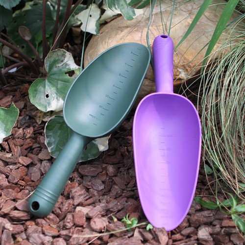 4PCS Plastic Garden Beach Sand Shovel Planting Gardening Tool Pet Food Scoop - Bild 8 von 12
