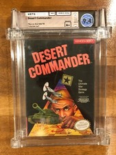 Desert Commander (Nintendo, 1989) SEALED, GRADED WATA 9.4 / A+ NEW
