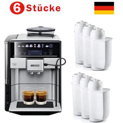 MARKENLOS 6x Ersatz Wasserfilter für Kaffeevollautomat Bosch,Siemens EQ Serie,EQ 6,TZ70003