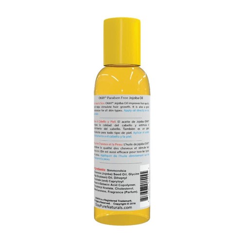 OKAY JOJOBA OIL for SKIN and HAIR 2oz / 59ml - Picture 2 of 2