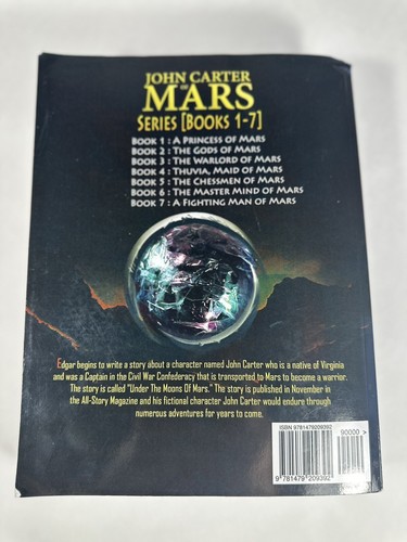 John Carter of Mars Series Books 1 - 7 Edgar Rice Burroughs Comic - Picture 7 of 14