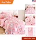 Super Soft Kids Twin Unicorn Bedding Set - 5-Piece Comforter & Sheet Collection