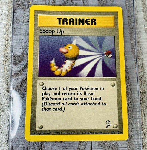 Scoop Up 107/130 Trainer Base Set 2 NON-HOLO Rare Pokemon Card - Picture 1 of 3