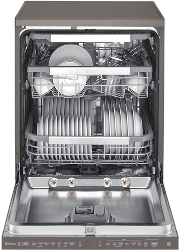 LG 60cm 15 Place QuadWash Dishwasher in Black Stainless Finish with TrueSteam... - Picture 2 of 9