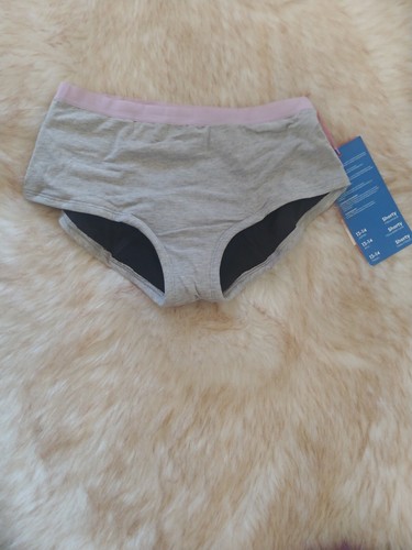 Thinx (BTWN) Bikini Panties | Period Underwear for Teen Girls | 13-14, Gray  - Picture 1 of 4