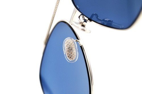 Gafas de sol Roberto Cavalli SRC008V - Diseño de metal plateado unisex - Imagen 14 de 24