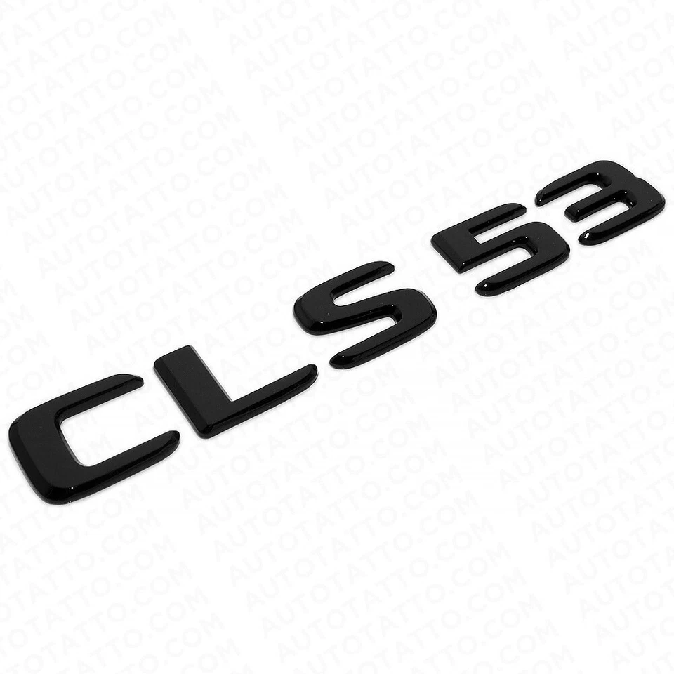 Mercedes-Benz CLS 53 CLS53 19-21 letra emblema maletero insignia AMG Sport negro brillante Foto 2 de 4