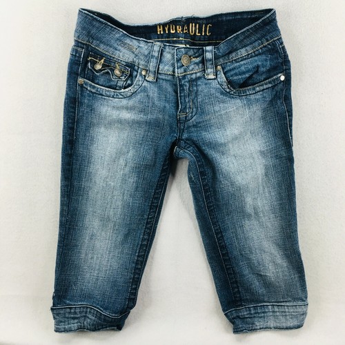Capri Stone Wash Stretch Denim Jeans | eBay