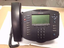 Lot of 3 Polycom SoundPoint IP501 SIP VoIP Desk Phone 2201-11501-001