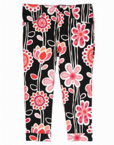 Gymboree purrfectly fabulous cropped jeans pants adjustable waist size 12 - Picture 1 of 2