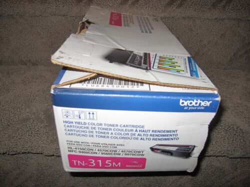 Brother TN-315M Magenta Toner Cartridge OEM Genuine NEW TN315M - Picture 4 of 8