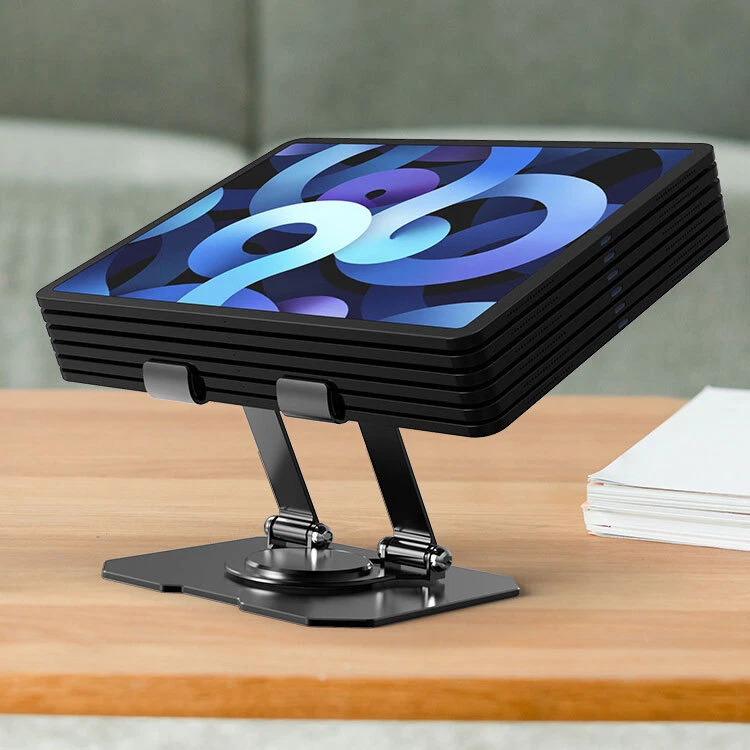 Supporto Tablet iPad da Tavolo Regolabile in Alluminio UNIVERSALE Regolabile - Immagine 2 di 4