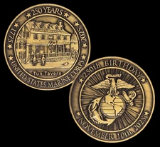 2025 United States Marine Corps Challenge Coin USMC 250th anniversary birthday