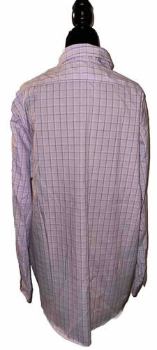 Camisa de vestir para hombre Calvin Klein ajustada sin planchar 17 1/2 - 34/35 XL 100 % algodón - Imagen 8 de 8