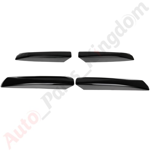 4x Baca de techo negra para Toyota Highlander 08-13 cubierta riel extremo carcasa repuesto - Imagen 4 de 10