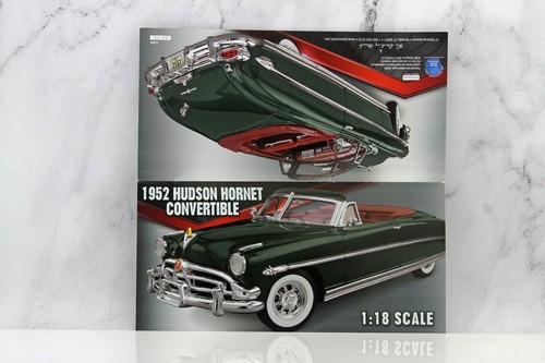 ACME Danbury Mint 1952 Hudson Hornet Convertible Naples Green 1:18 Blank Title - Picture 10 of 18