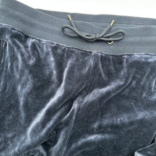 GUESS Men's Blue Striped Velvet Fulham Sports Pants, Pockets, XXL Tapared Ankles - Picture 22 of 23