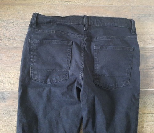 Cat & Jack Boy's Size 16 Skinny Jeans Black Denim Adjustable Waist 31X28 - Picture 6 of 6